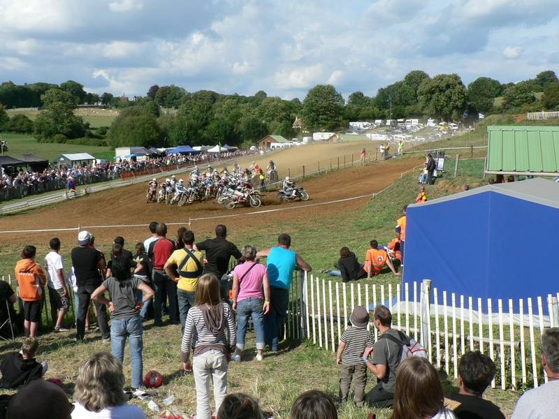 Départ de la troisième manche du championnat de Normandie 125cc